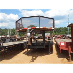 PROLINE GOOSENECK TRAILER, VIN/SN:PLS11814J3JGN0834 - T/A, 102"X34', 4' DOVETAIL, FOLD UP RAMPS