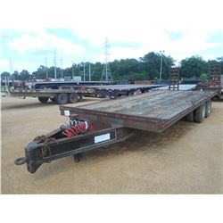 1992 DIXIE CRAFT TAG TRAILER, VIN/SN:109GS242XNR124006 - DUAL T/ A, 9,000# CAP, 20' LENGTH, DOVETAIL