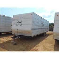 2006 CAVALIER TRAVEL TRAILER, - 28' LONG, BUMPER PULL, S/N # N/A