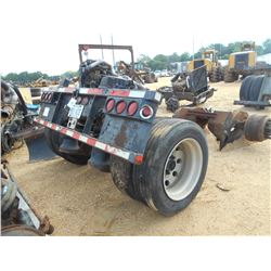 1 EA REAR TRUCK AXLE W/ 255/70R22.5 TIRES & RIMS