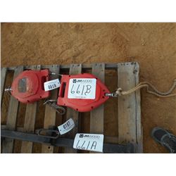 (2) FALL SAFETY LANYARDS