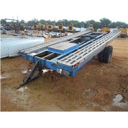 TRAILER, VIN/SN:1T9PT16177M853052 - S/A, 7' X 16', HYD-SLIDING AXLE, RAMPS, PINTLE HOOK, ELECTRIC BR