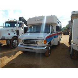 2003 PASSENGER BUS, VIN/SN:1FDWE35673HA62789 - GAS ENGINE, A/T, 14 PASSENGER, WHEEL CHAIR LIFT, ODOM