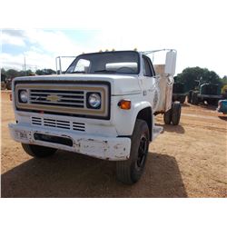1985 CHEVROLET C70 CAB & CHASSIS, VIN/SN:1GBG7D1B3F2D8049 - GAS ENG, 5-2 TRANS, 23,160 GVW, CAST SPO