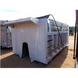 16' ALUMINUM DUMP BAD W/ELECT TARP