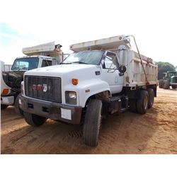 2000 GMC C8500 DUMP, VIN/SN:1GDT7H4C6YJ523553 T/A, DIESEL ENG, A/T, P/S, 12' OX DUMP BODY, TARP, DIS