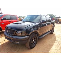 2003 FORD F150 PICKUP, VIN/SN:1FTRW07L53KD58399 - CREW CAB, CUMMINS DIESEL ENG, 5 SPD TRANS