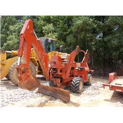 DITCH WITCH 6510 TRENCHER, VIN/SN:550084 - 8' TRENCHER, BACKHOE ATTACH W/18" BUCKET, BACKFILL BLADE,