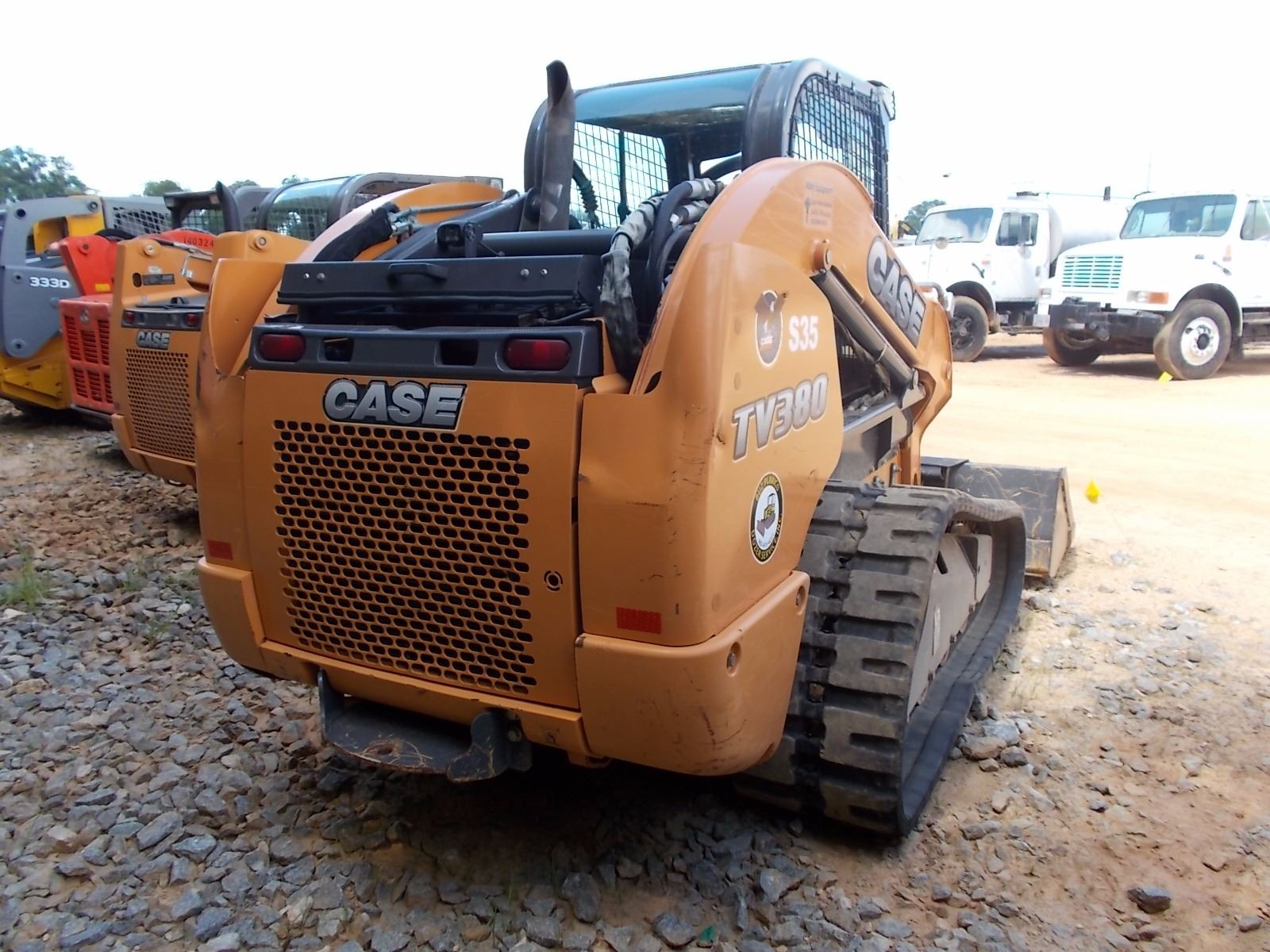 2013 CASE TV380 SKID STEER LOADER, VIN/SNHDM463811 CRAWLER, GP BUCKET, ECAB W/AIR, METER READING