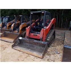 2014 KUBOTA SVL75-2 SKID STEER LOADER, VIN/SN:JKU00752K01520324 - CRAWLER, GP BUCKET, CANOPY, METER 