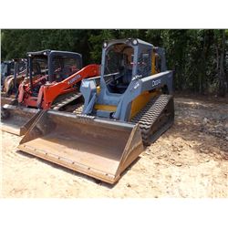 JOHN DEERE 333D SKID STEER LOADER, VIN/SN:200535 - CRAWLER, GP BUCKET, CANOPY, METER READING 1,480 H