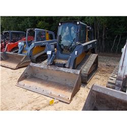 2012 JOHN DEERE 333D SKID STEER LOADER, VIN/SN:224087 - CRAWLER, GP BUCKET, ECAB W/AIR, METER READIN