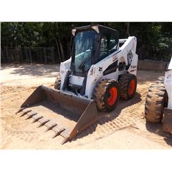 2015 BOBCAT S650 SKID STEER LOADER, VIN/SN:ALJ815527 - WHEELED, GP BUCKET, ECAB W/AIR, METER READING