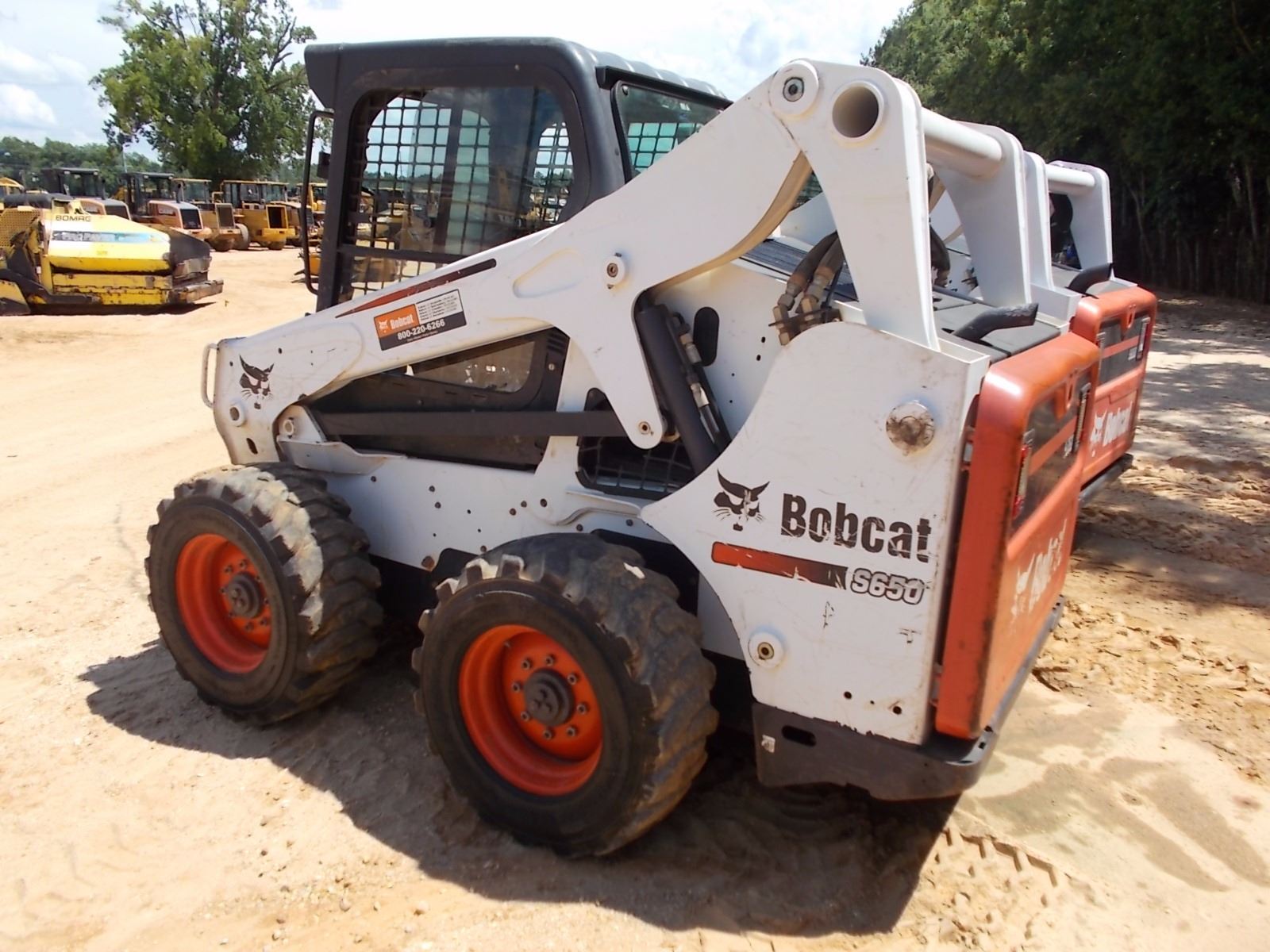 2012 BOBCAT S650 SKID STEER LOADER, VIN/SNA3NV16032 WHEELED, GP