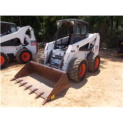 2004 BOBCAT S220 SKID STEER LOADER, VIN/SN:526211689 - WHEELED, GP BUCKET, CANOPY, METER READING 2,0