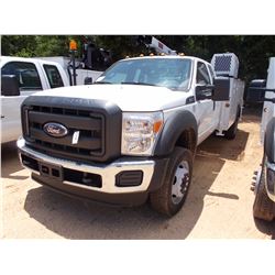 2016 FORD F550 MECHANIC TRUCK, VIN/SN:1FD0X5HT2GED30951 - 4X4 EXTENDED CAB, POWER STROKE DIESEL ENGI
