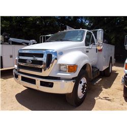 2011 FORD F750 MECHANICS TRUCK, VIN/SN:3FRWF7FC0BV394731 - 240 HP ISX CUMMINS DIESEL ENGINE, A/T, AI