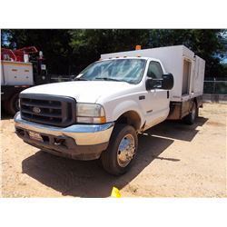 2003 FORD F450XL FUEL & LUBE TRUCK, VIN/SN:1FDXF46P23EC90480 - FORD POWER STROKE DIESEL ENG, A/T, 12