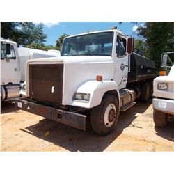 1987 FREIGHTLINER WATER TRUCK, VIN/SN:1FUYZLYB7HH402846 - T/A, CUMMINS DIESEL ENG, 6 SPD TRANS, WATE