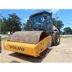 2008 VOLVO SD122 DXTF ROLLER, VIN/SN:199539 - VIBRATORY, 84" SMOOTH DRUM, ECAB W/AIR, METER READING 