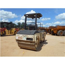 INGERSOLL-RAND DD-70HF ROLLER, - TANDEM, VIBRATORY, 57" SMOOTH DRUM, WATER SYSTEM, CANOPY, METER REA