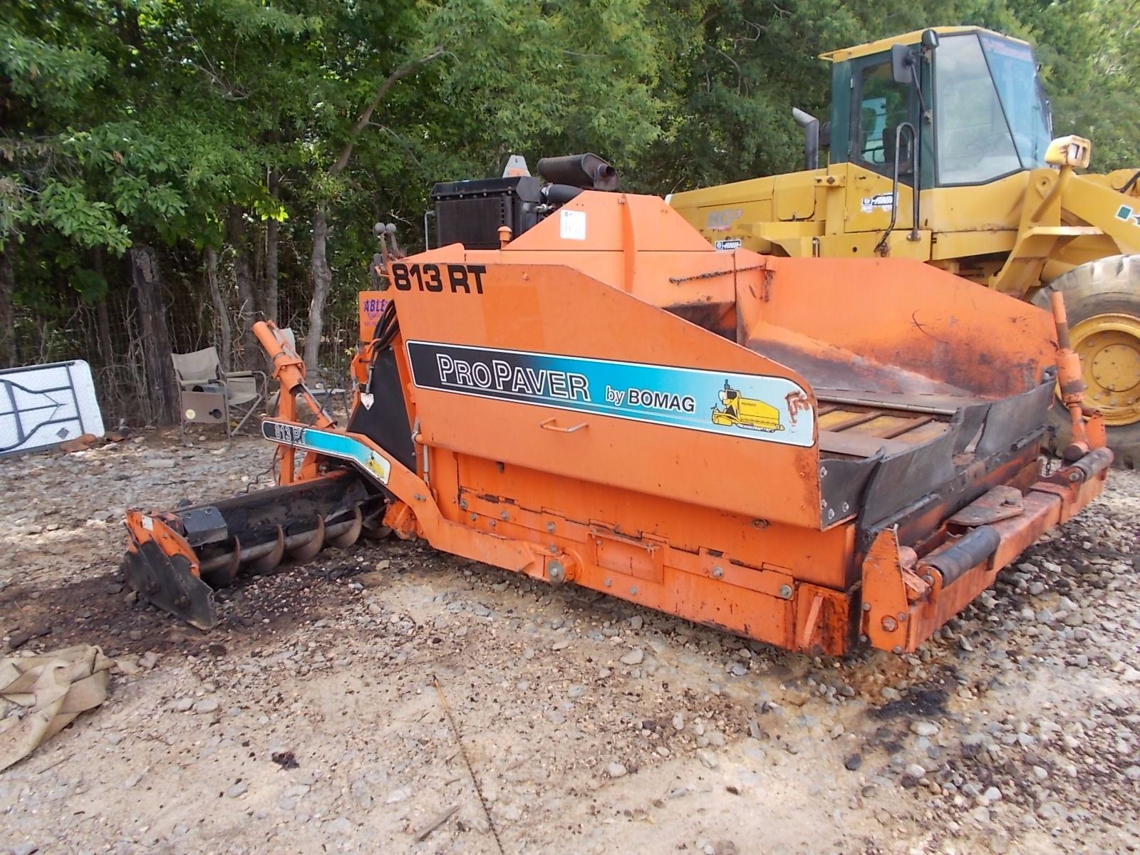 GILCREST PRO PAVER 813RT ASPHALT PAVER, VIN/SN23302 ISUZU DEISEL ENGINE, 8'6''14' SCREED, METER