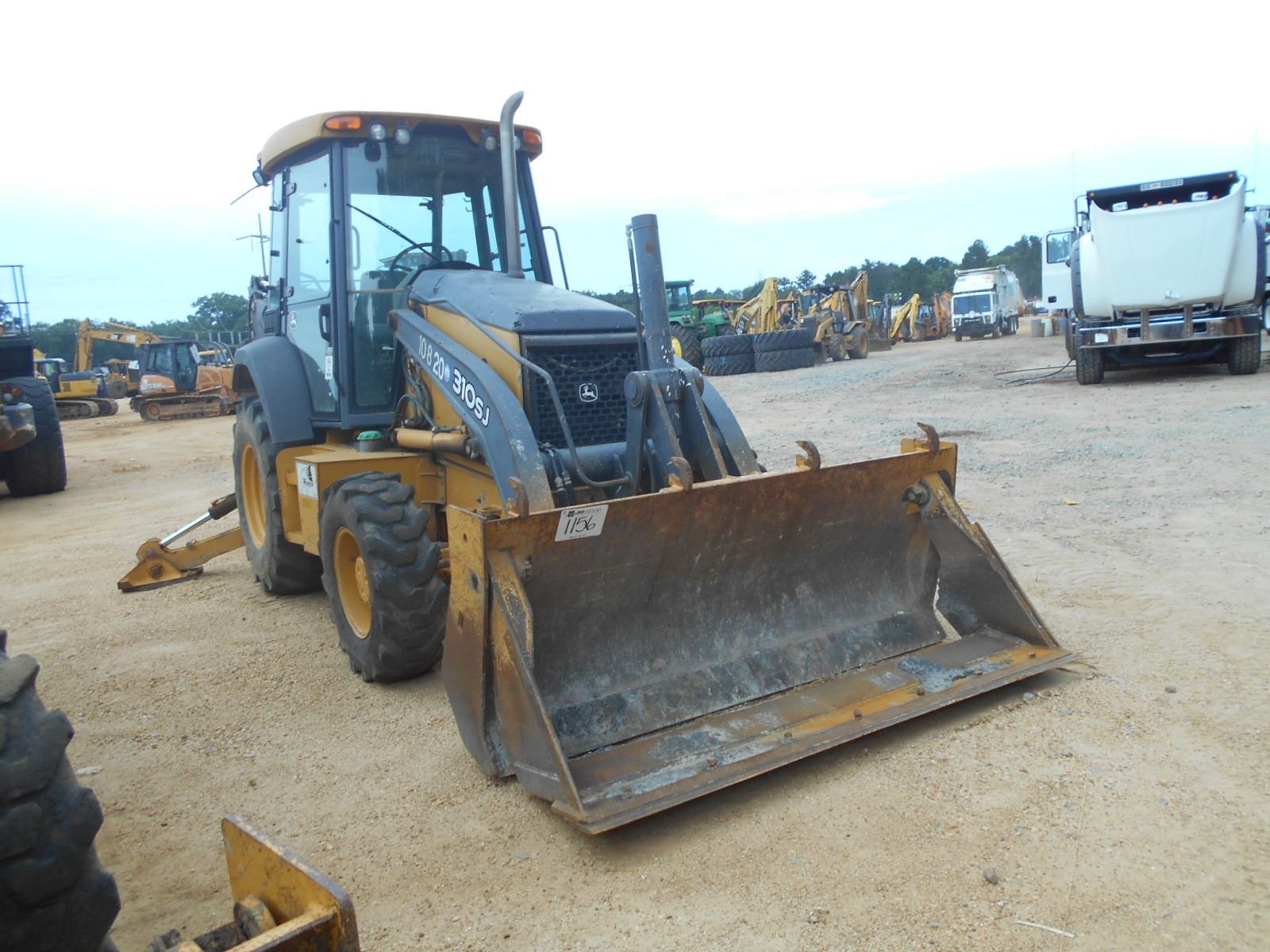 2009 JOHN DEERE 310SJ LOADER BACKHOE, VIN/SN176527 4X4, MP BUCKET