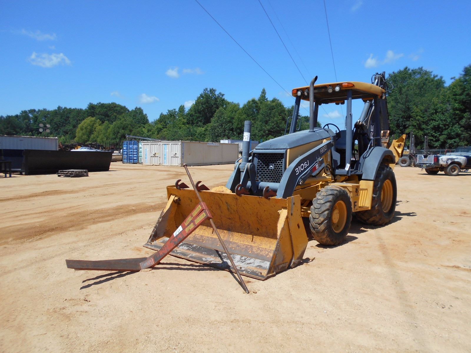 2011 JOHN DEERE 310SJ LOADER BACKHOE, VIN/SN191264 4X4, EXTENDAHOE