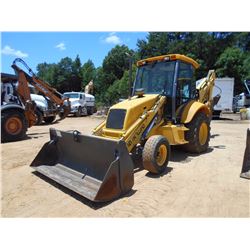 FORD NEW HOLLAND 555E LOADER BACKHOE, VIN/SN:031021557 - MP BUCKET, 24" HOE BUCKET, ECAB W/AIR, METE