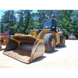2012 CAT 980K WHEEL LOADER, VIN/SN:1N7K00648 - GP BUCKET, ECAB W/AIR, 29-5R25 TIRES, METER READING 2