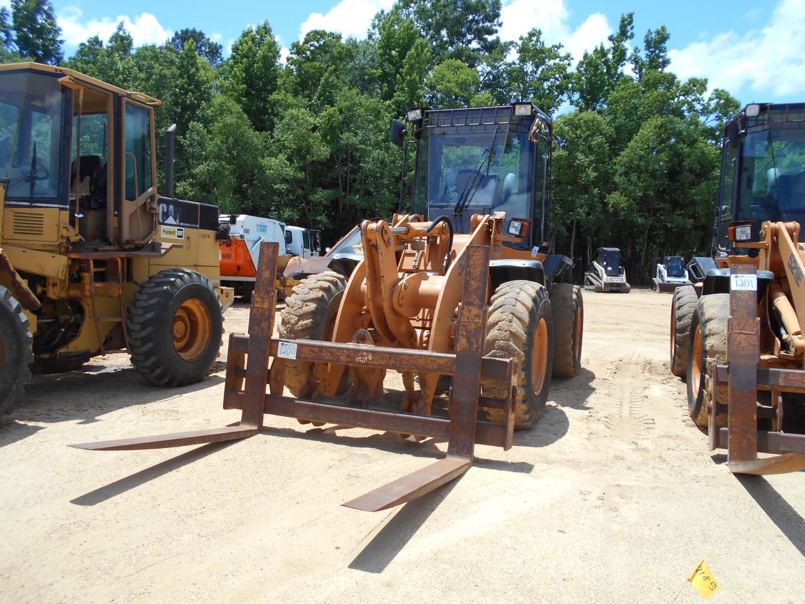 2008 CASE 521E WHEEL LOADER VIN/SNJEE223412 WICKER LUMBER FORKS