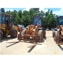 2008 CASE 521E WHEEL LOADER VIN/SN:JEE223412 - WICKER LUMBER FORKS, ECAB W/AIR, 17.5-25 TIRES