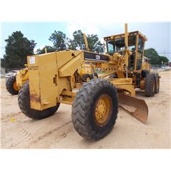2007 CAT 12H MOTOR GRADER, VIN/SN:AM201227 - 14' HYD MOLDBOARD W/TIP CONTROL, REAR RIPPER, PUSH BLOC