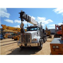 2006 PETERBILT 378 CRANE TRUCK, VIN/SN:1NPFLU0X46D878496 - TRI-AXLE, CAT C13 DIESEL ENG, 8LL TRANS, 