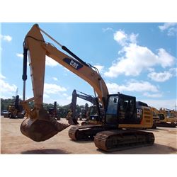 2013 CAT 324EL HYDRAULIC EXCAVATOR, VIN/SN:PNW00792 - 9' 6" STICK, 52" BUCKET, ECAB W/AIR, METER REA