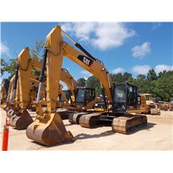 2012 CAT 320EL HYDRAULIC EXCAVATOR, VIN/SN:WBK01214 - 9' STICK, 48" BUCKET, THUMB, ECAB W/AIR, METER