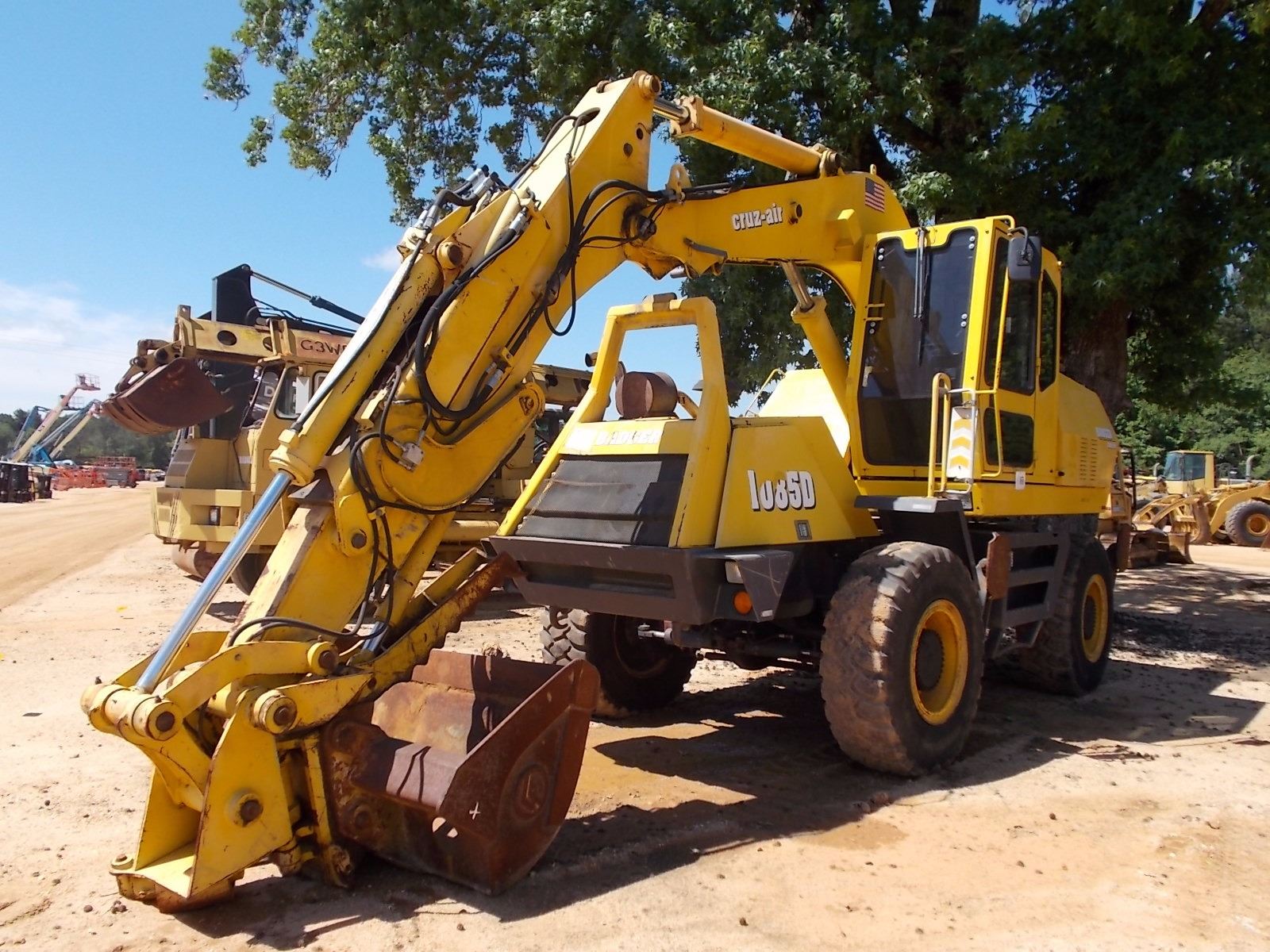 BADGER 1085D CRUZ-AIR WHEELED EXCAVATOR, VIN/SN:060102 - 4X4 ...