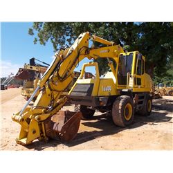 BADGER 1085D CRUZ-AIR WHEELED EXCAVATOR, VIN/SN:060102 - 4X4, TELESCOPIC STICK, 60" BUCKET, THUMB, E