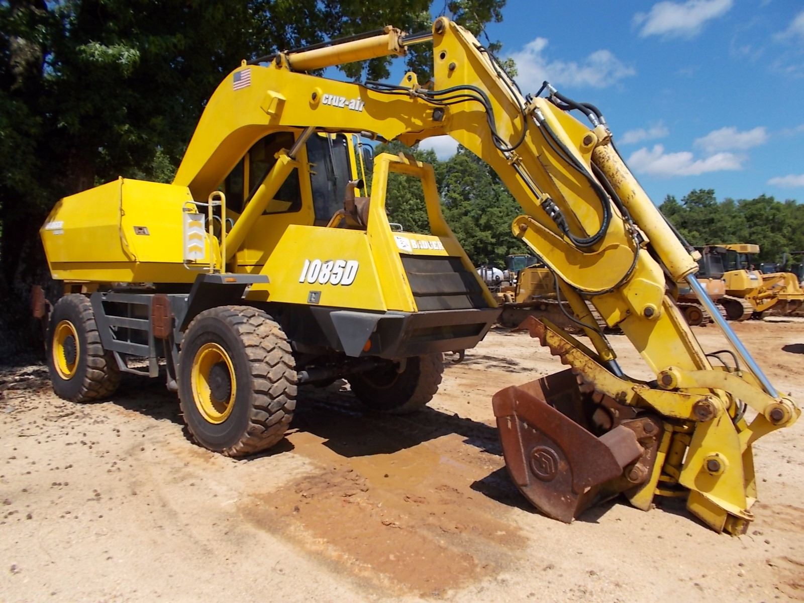 BADGER 1085D CRUZ-AIR WHEELED EXCAVATOR, VIN/SN:060102 - 4X4 ...