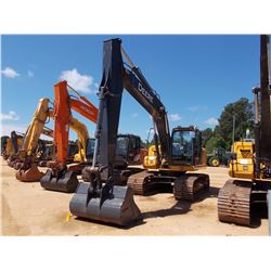 2014 JOHN DEERE 160G LC HYDRAULIC EXCAVATOR, VIN/SN:055660 - 10' STICK, 60" BUCKET, AUX HYD, ECAB W/