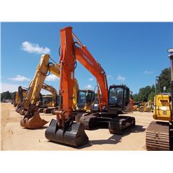 2013 HITACHI ZX160LC-5N HYDRULIC EXCAVATOR, VIN/SN:230067 - 10' STICK, 60" BUCKET, AUX HYD, ECAB W/A