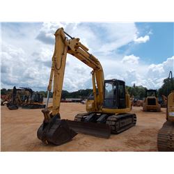 2001 KOMATSU PC128UU-2 HYDRAULIC EXCAVATOR, VIN/SN:5515 - 10' STICK, 36" BUCKET, OFFSET BOOM, RUBBER