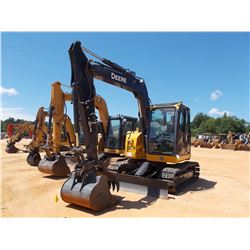 2016 JOHN DEERE 75G HYDRAULIC EXCAVATOR, VIN/SN:015789 - 6' 6" STICK, 36" BUCKET, THUMB, AUX HYD, BL
