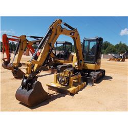 2013 CAT 305E-CR HYDRUALIC EXCAVATOR, VIN/SN:XFA01787 - 6' STICK, 20" BUCKET, THUMB, AUX HYD, BACK F