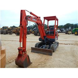 KUBOTA KX61-2 HYDRAULIC EXCAVATOR, VIN/SN:20168 - 4' STICK, 18'' BUCKET, AUX HYD, BACKFILL, BLADE, C
