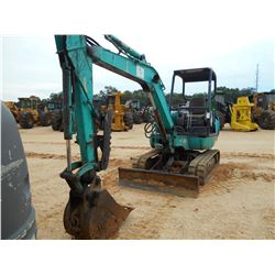 KOMATSU PC35R-8 MINI EXCAVATOR, VIN/SN:37414 - 4' STICK, 16" BUCKET, THUMB, AUX HYD, BLADE, RUBBER T