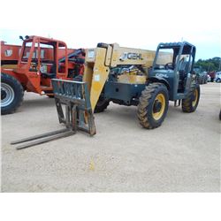 GEHL RS6-42 TELESCOPIC FORKLIFT, VIN/SN:RS642JZ0114252 - 6,500# CAP, CANOPY, METER READING 1,972 HOU