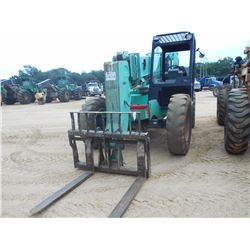 JCB 506C TELESCOPING FORKLIFT, VIN/SN:1184690 - 6K CAP, CANOPY, METER READING 1,498 HOURS