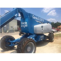 2012 GENIE Z-135 MANLIFT, VIN/SN:`2512-1687 - 135' LIFT HIEGHT, METER READING 124 HOURS (UTILITY COM