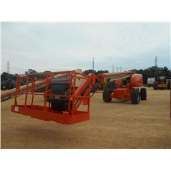2008 JLG 660SJ TELESCOPIC MANLIFT, VIN/SN:030012319 - 2 MAN BASKET PLATFORM, DIESEL ENGINE, METER RE
